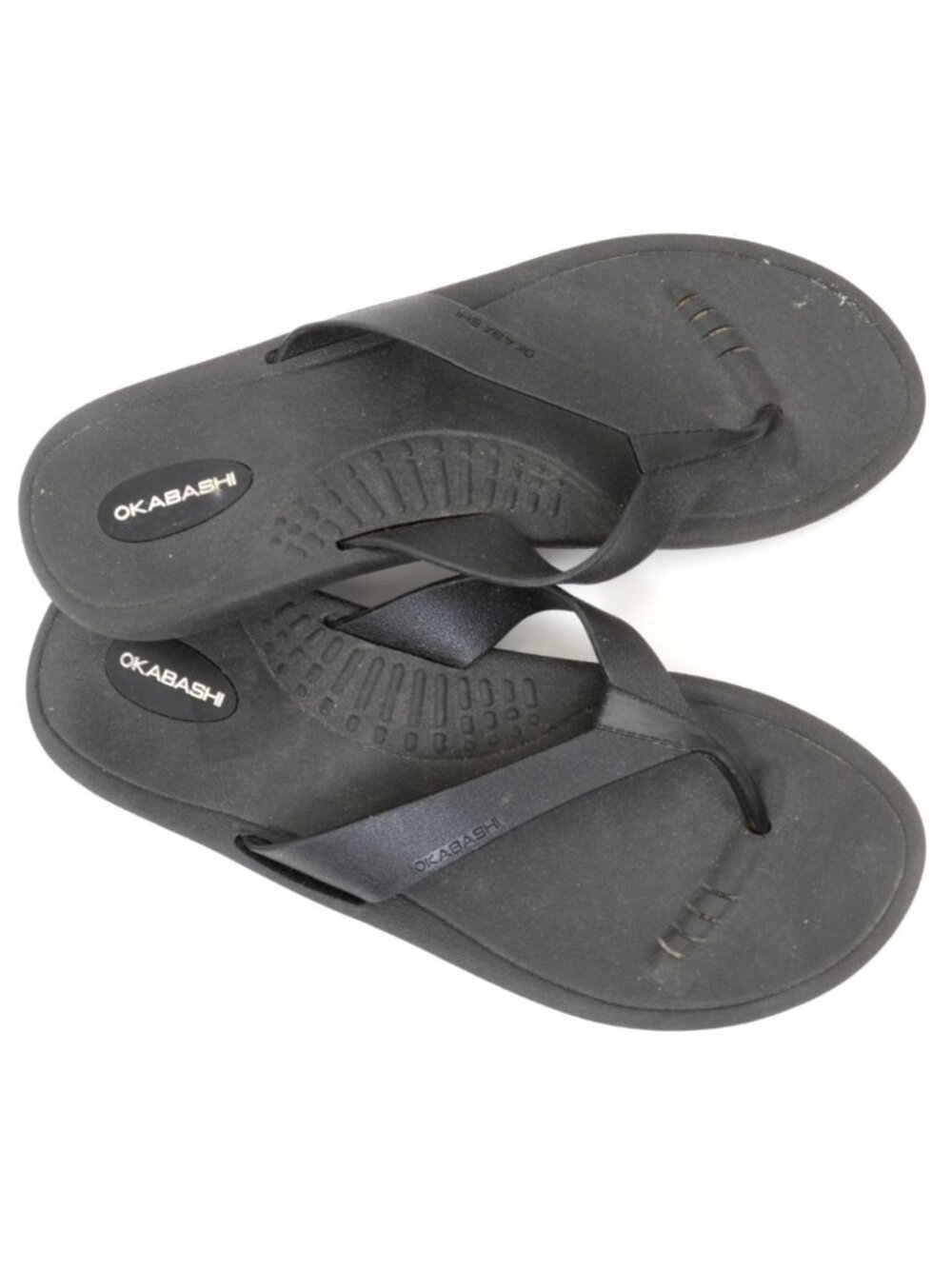 Okabashi (ML)‎ Women's 8-9 Lakeside Thong Flip Flop Sandals Beach Summer Vacay
